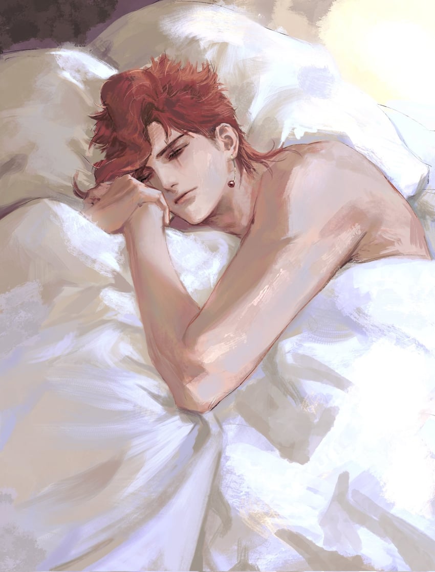 kakyoin noriaki (jojo no kimyou na bouken and 1 more) drawn by josukemanura