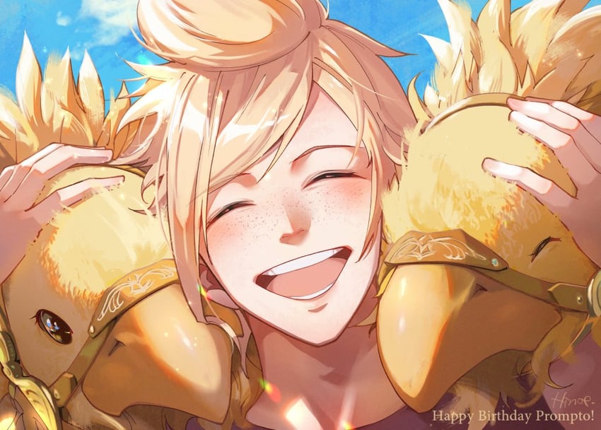 prompto argentum (final fantasy and 1 more) drawn by hinoe_(dd_works)