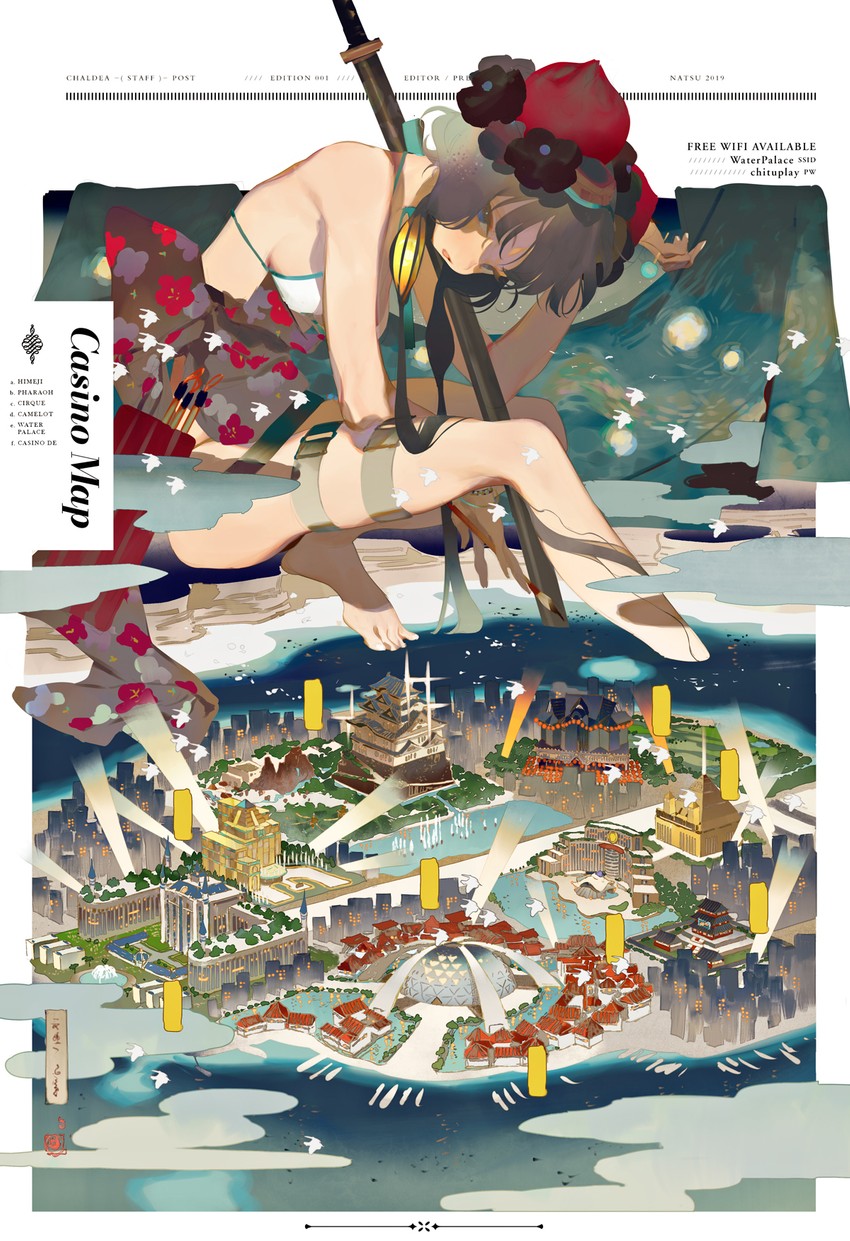 katsushika hokusai (fate and 1 more) drawn by rei_(sanbonzakura)