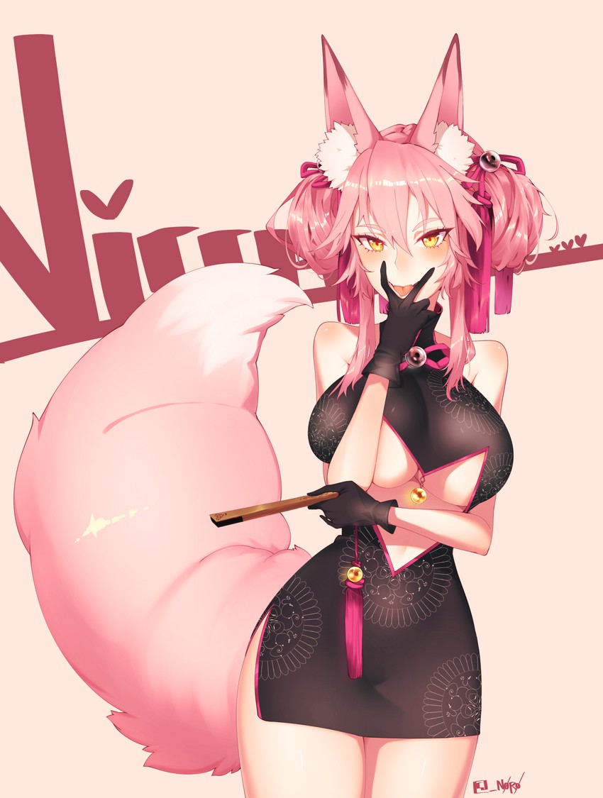tamamo and koyanskaya (fate and 1 more) drawn by n0r0