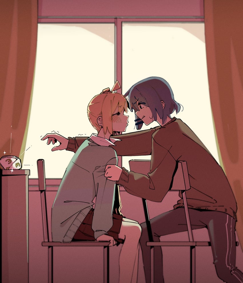 ijichi nijika and yamada ryo (bocchi the rock! and 1 more) drawn by machuuu68