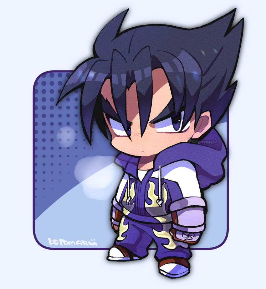 kazama jin (tekken) drawn by kotorai