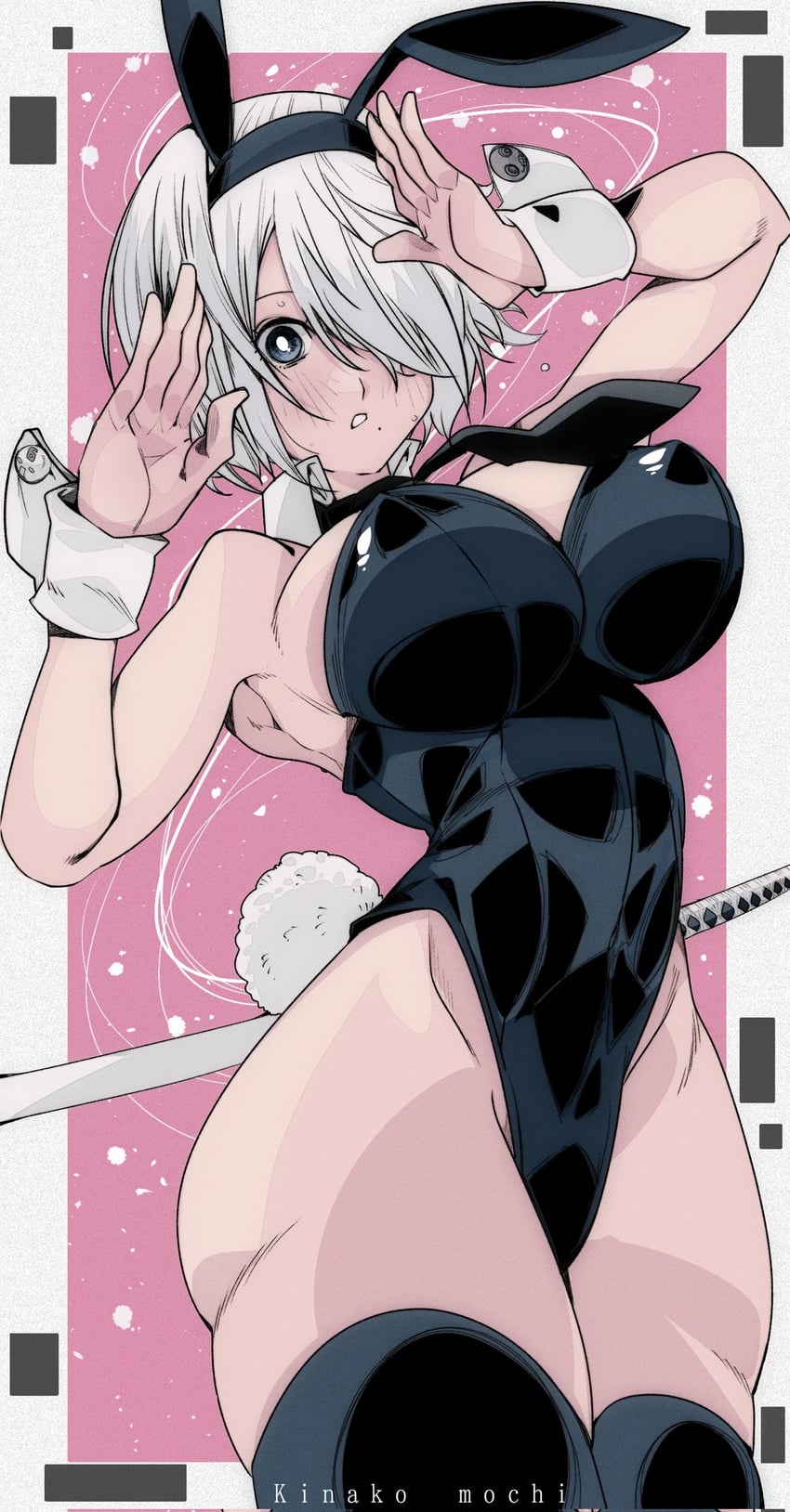 2b (nier and 1 more) drawn by kinakomochi_(user_vedc2333)