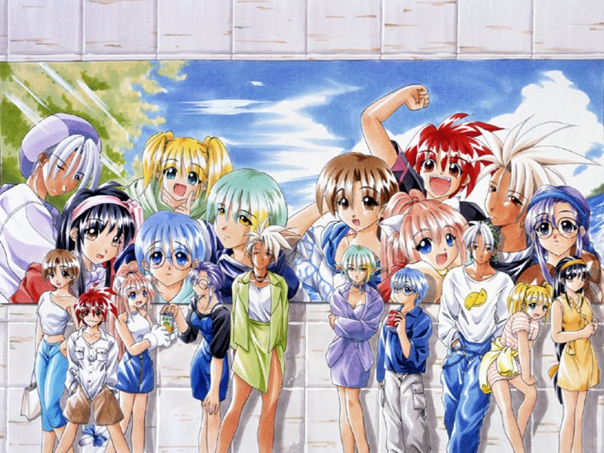 melody sinclair, maria short, sheela sheffield, elle louise, patty sole, and 5 more (yuukyuu gensoukyoku) drawn by atelier-moo