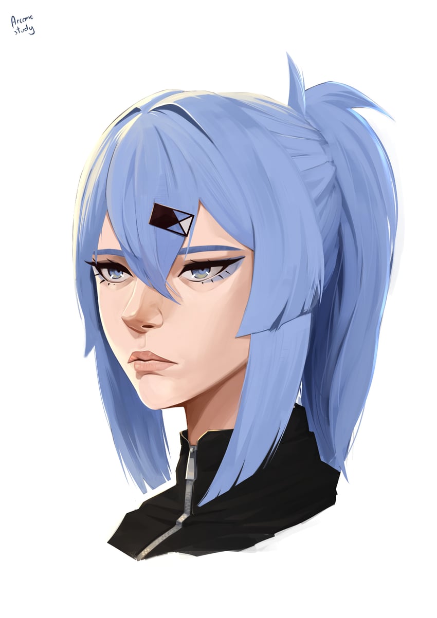 saki (original and 2 more) drawn by the_atko
