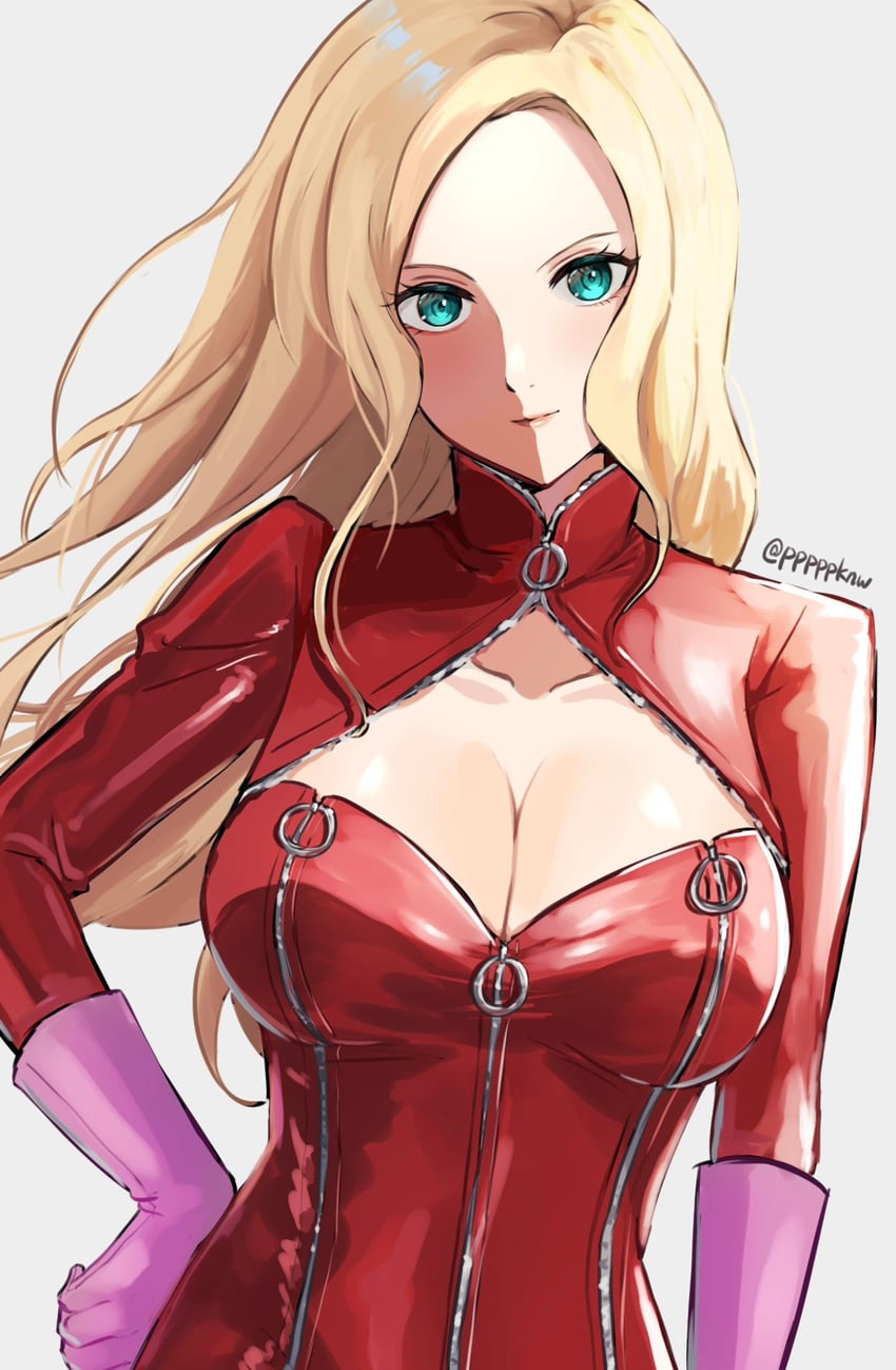 takamaki anne and panther (persona and 1 more) drawn by pppppknw