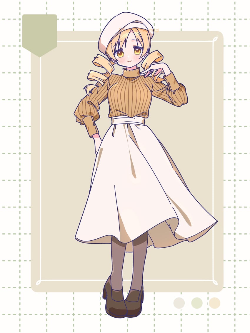 tomoe mami (mahou shoujo madoka magica) drawn by ruru_(rurumagi)