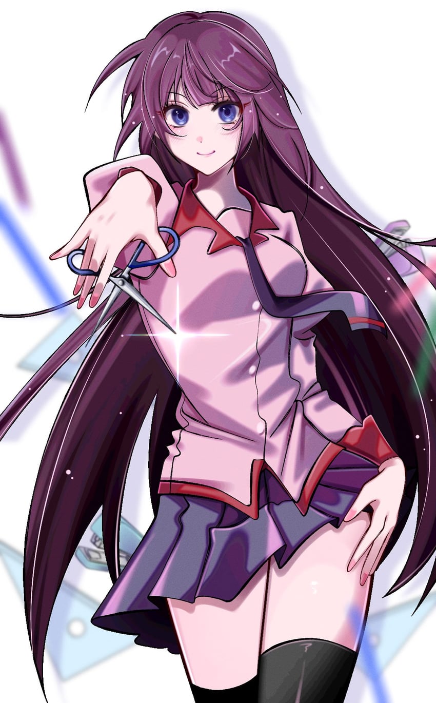 senjougahara hitagi (monogatari and 1 more) drawn by 218_ib
