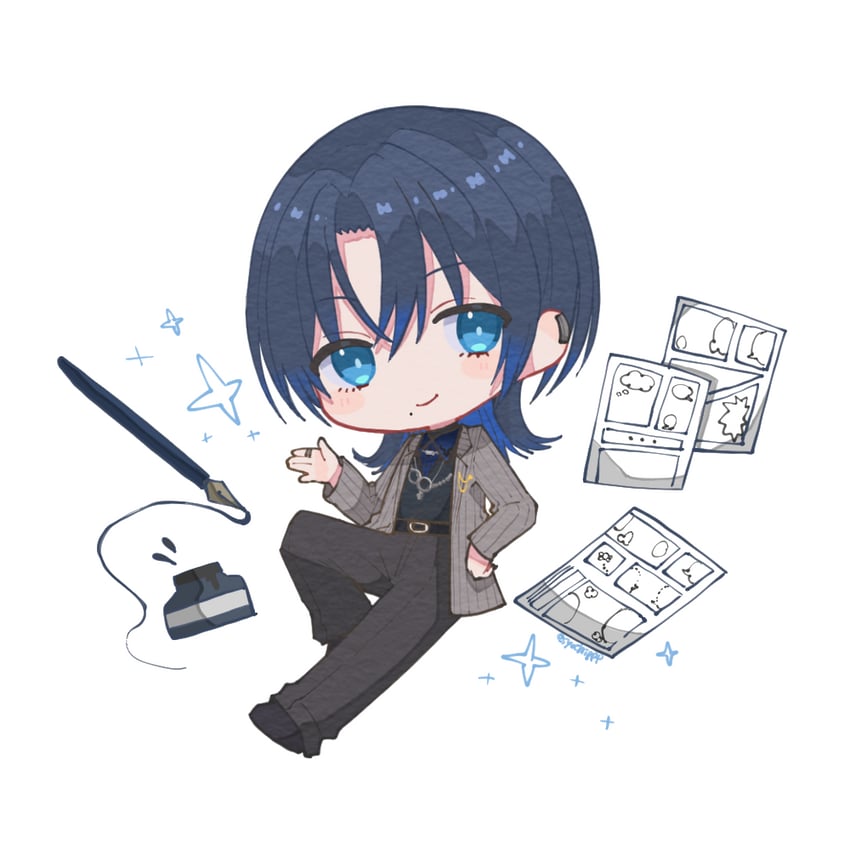 hiodoshi ao (hololive and 1 more) drawn by ayano_shou
