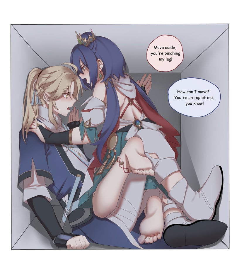 yunli and yanqing (honkai and 1 more) drawn by nafatizie