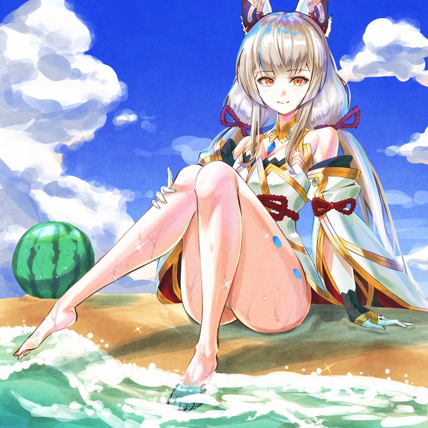 nia (xenoblade chronicles and 1 more) drawn by doromizu_(d0r0118)
