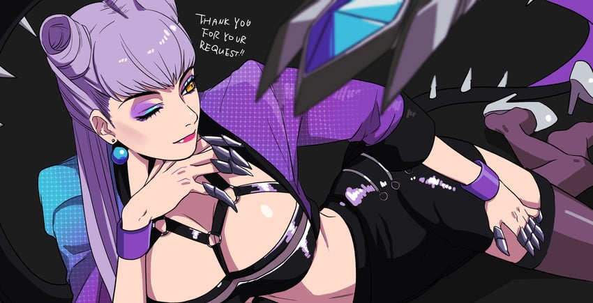 evelynn and k/da all out evelynn (league of legends) drawn by hiyari_(hiyarilol)