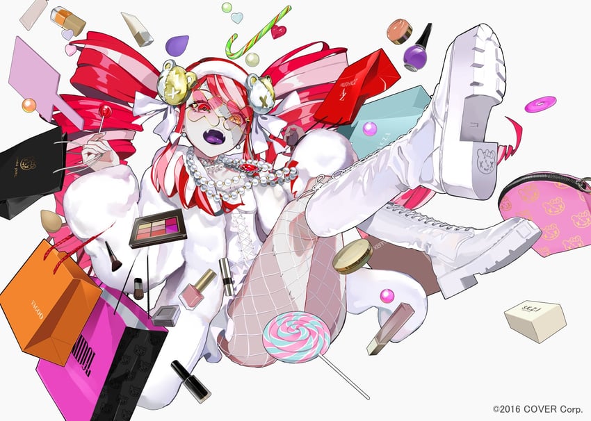kureiji ollie and udin (hololive and 1 more) drawn by lam_(ramdayo)