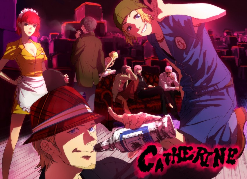 catherine, katherine mcbride, vincent brooks, erica anderson, tobias nebbins, and 3 more (catherine) drawn by serori_(koredemoka)