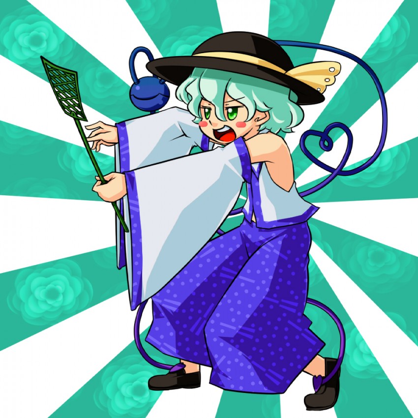 komeiji koishi and kochiya sanae (touhou) drawn by bbb_(33kudo)