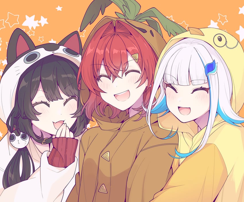lize helesta, ange katrina, inui toko, sebastian piyodore, banken, and 1 more (nijisanji) drawn by mitsumine_(ookami_no_oyashiro)