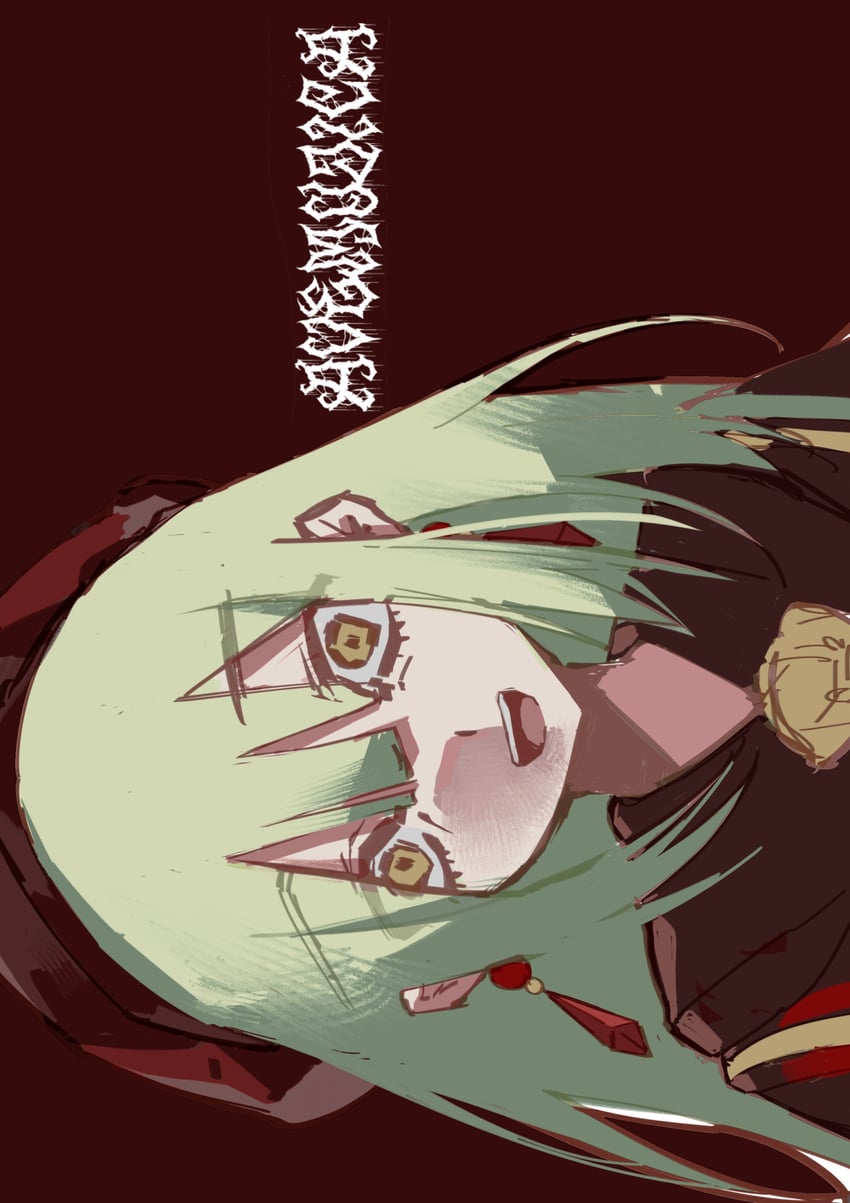 wakaba mutsumi and mortis (bang dream! and 1 more) drawn by qing_qing_qiao_xing