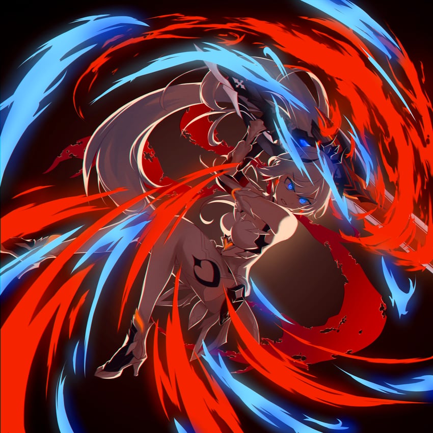 kiana kaslana (honkai and 1 more) drawn by user_jenu3787