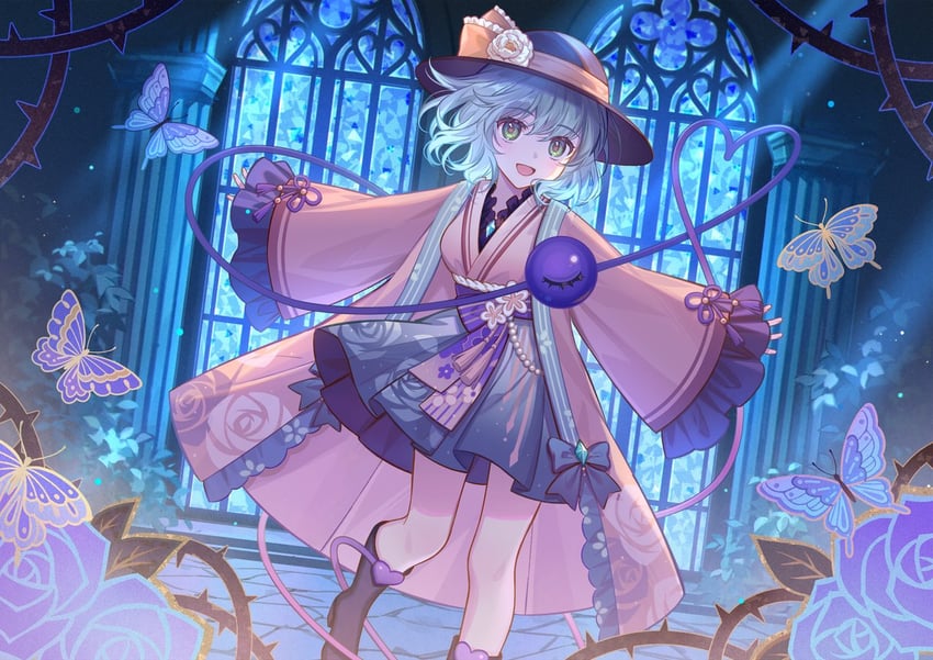 komeiji koishi (touhou and 1 more) drawn by lazuri7