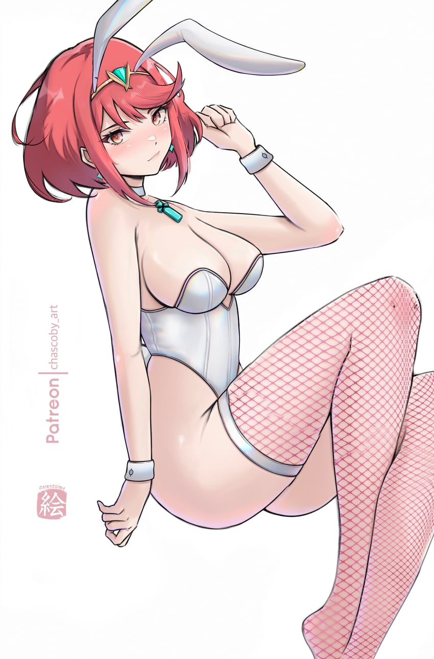 pyra (xenoblade chronicles and 1 more) drawn by chascoby