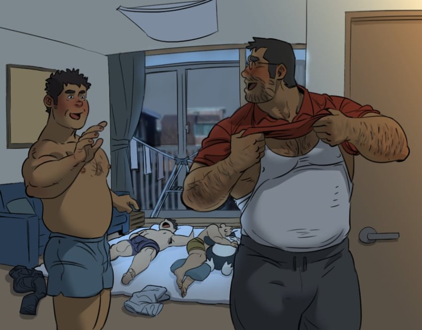 snorlax and han byeong-doo (original and 2 more) drawn by unspoken_(firebreath110)