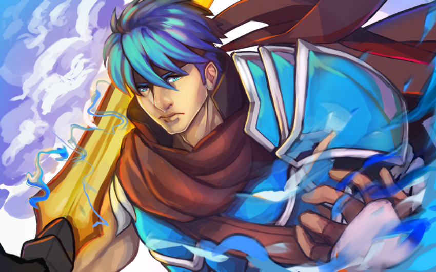 ike (fire emblem and 2 more) drawn by alex_(cerealex)