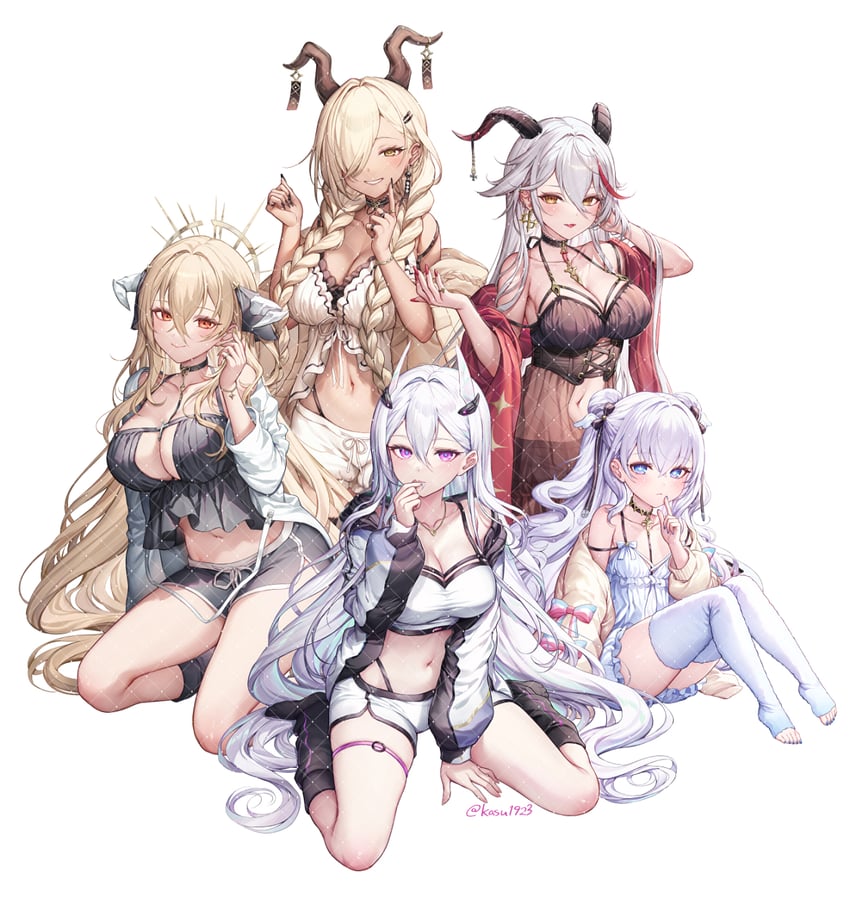 le malin, aegir, implacable, owari, and kearsarge (azur lane) drawn by komeshiro_kasu