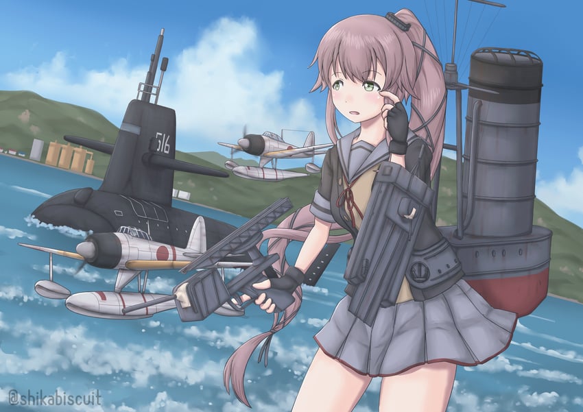 yura and yura kai ni (kantai collection) drawn by shikabiscuit