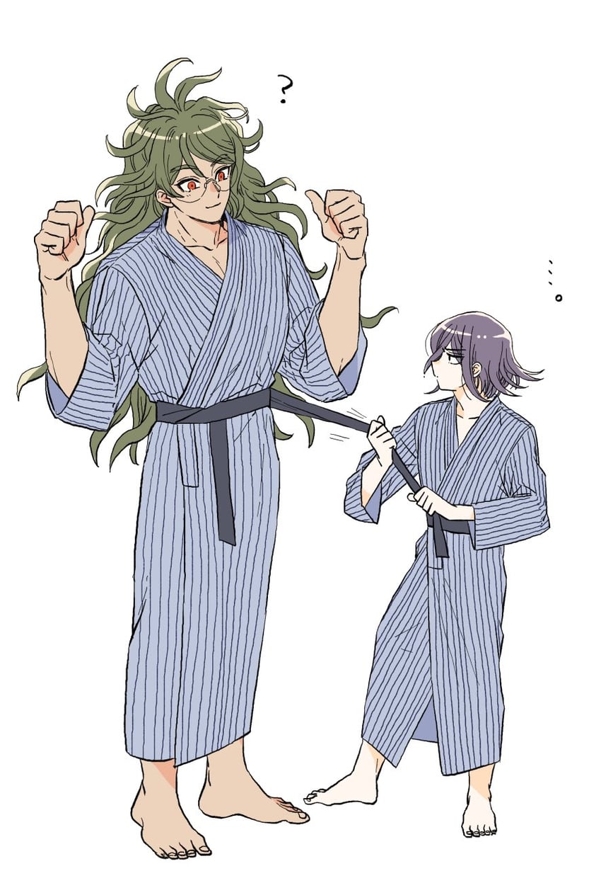 oma kokichi and gokuhara gonta (danganronpa and 1 more) drawn by ametant