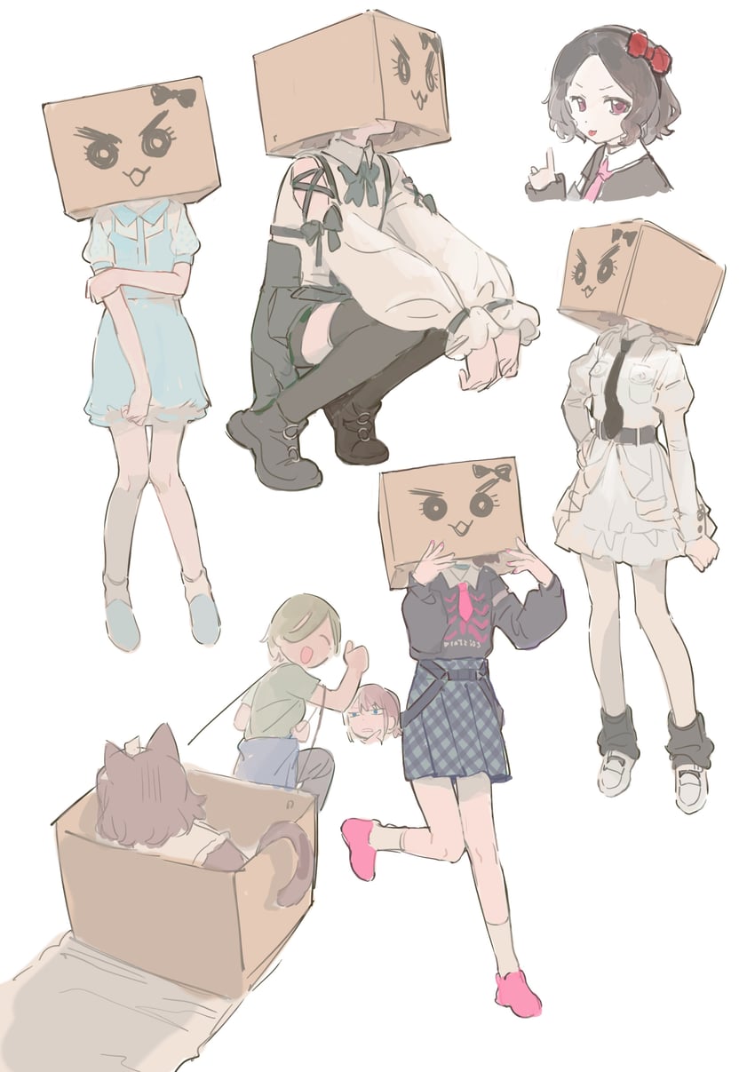 kawaragi momoka, ebizuka tomo, and rupa (girls band cry) drawn by huang_ya_cai_rou_si_chao_niangao
