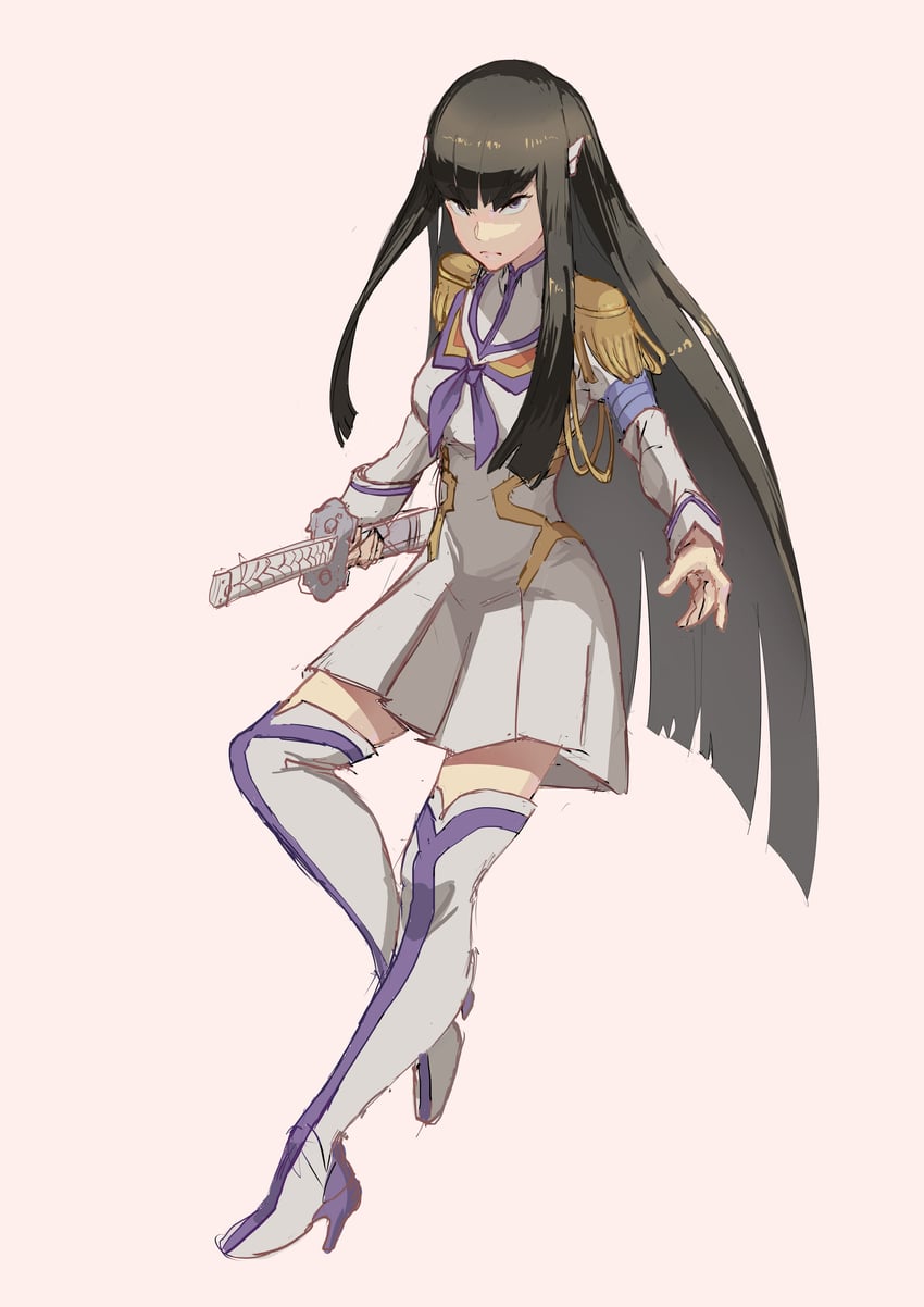 kiryuuin satsuki and junketsu (kill la kill) drawn by urewe_fubu