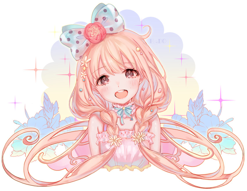 futaba anzu (idolmaster and 2 more) drawn by hado_(gjdlsxor1)
