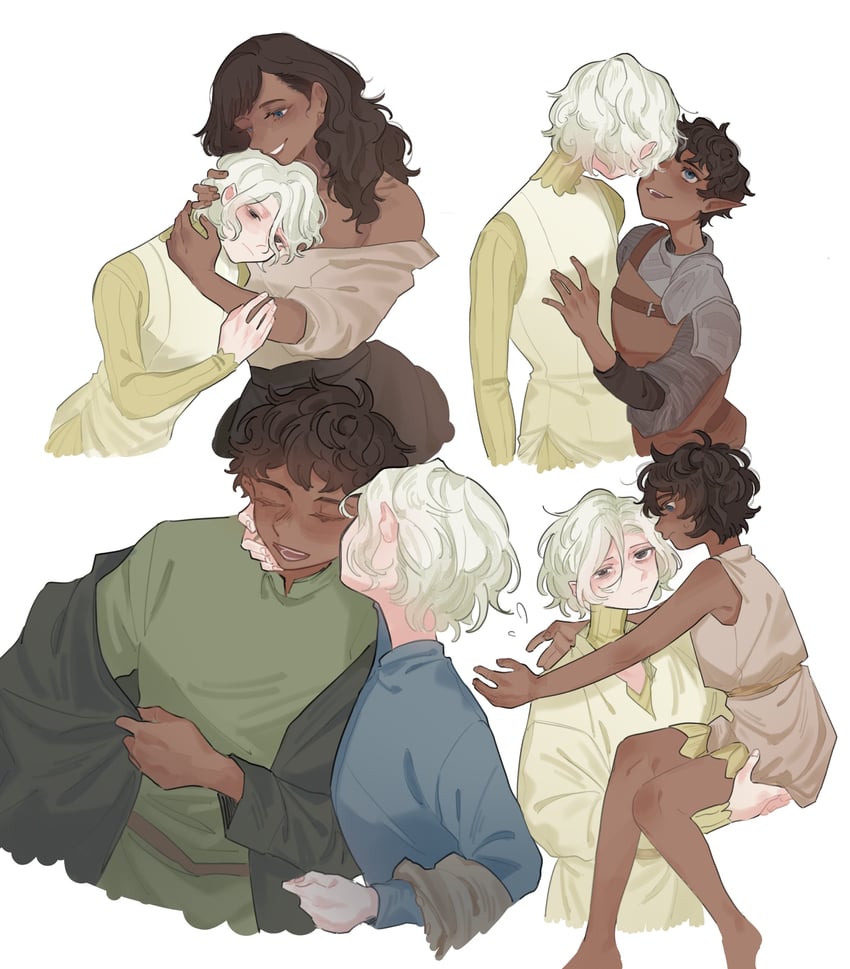 mithrun and kabru (dungeon meshi) drawn by lumpia_at_kanin