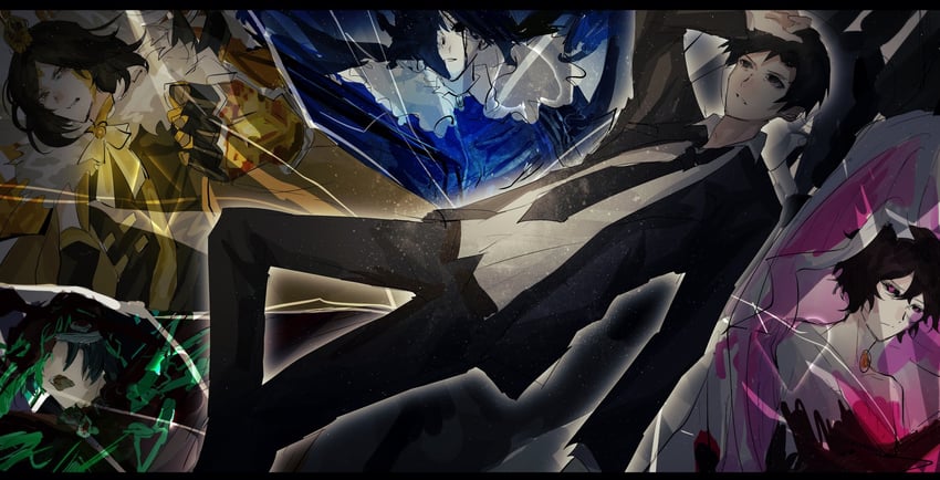 roland, queen of hatred, knight of despair, and servant of wrath (project moon and 1 more) drawn by sixgod