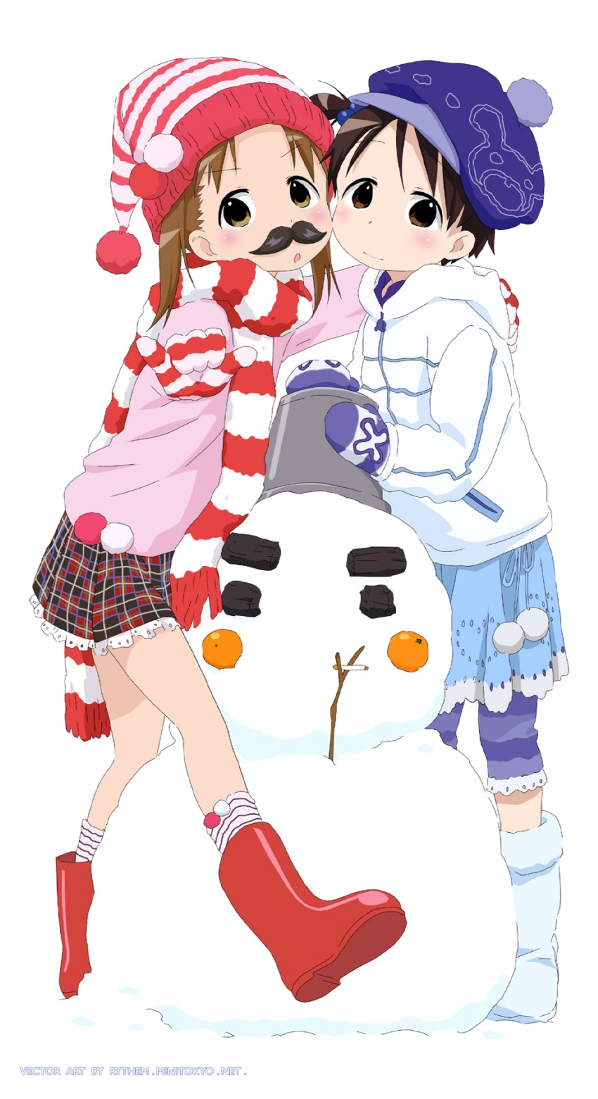itou chika and matsuoka miu (ichigo mashimaro) drawn by sakai_kyuuta