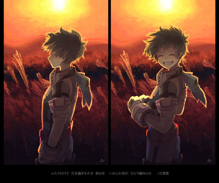 midoriya izuku (boku no hero academia) drawn by unou_(unou_mha)