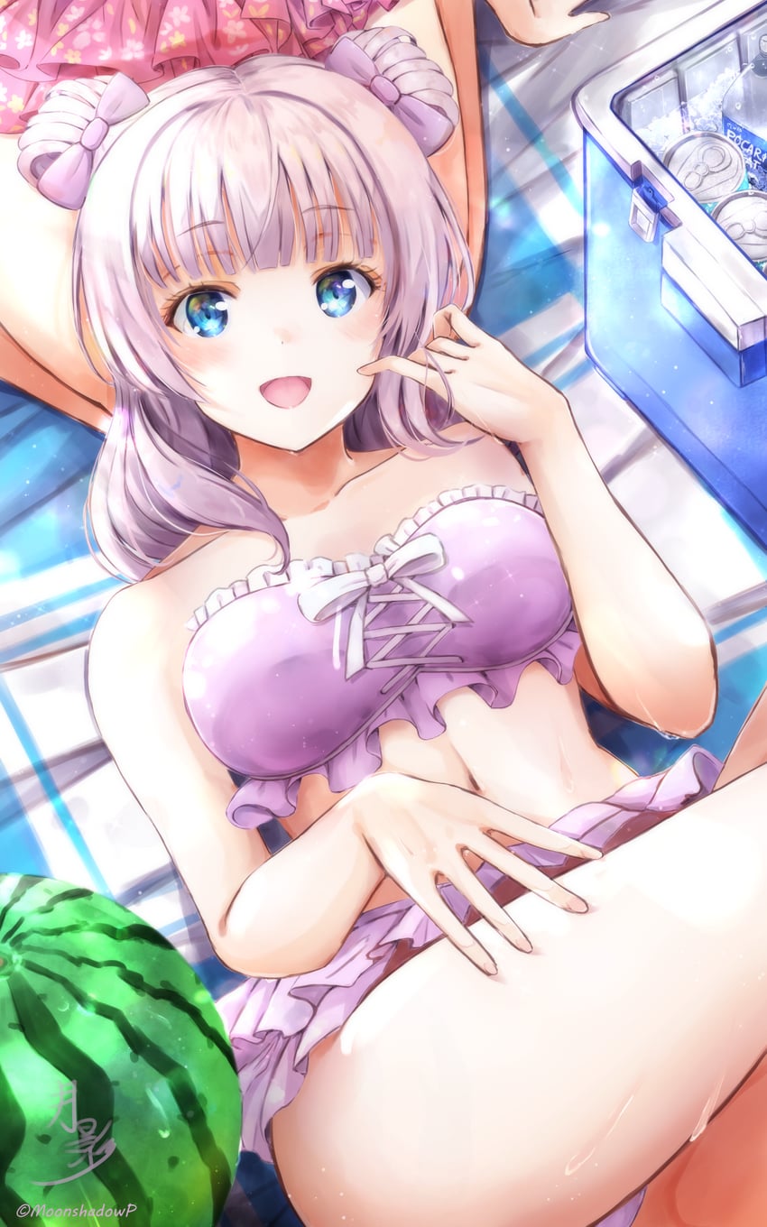 sadamori himeka and tamba akari (assault lily) drawn by getsuei_(moonshadowp)