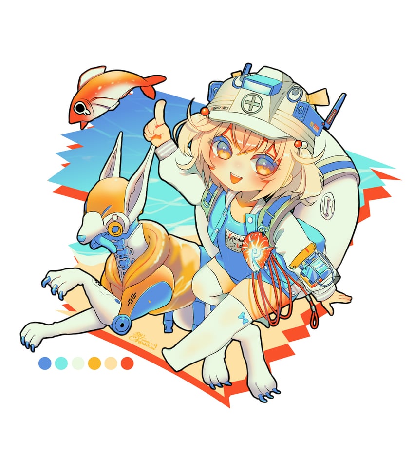volt and liter (goddess of victory: nikke) drawn by yashima_xx