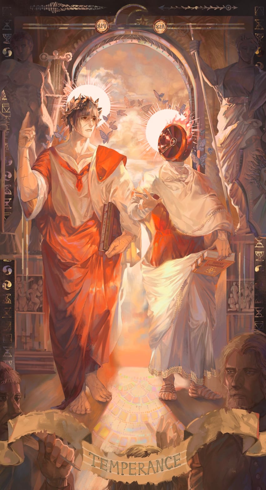 dante and vergilius (project moon and 2 more) drawn by o_zpne