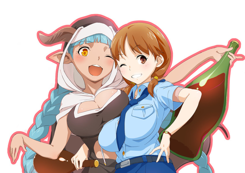 katagiri sanae and lamretta (idolmaster and 2 more) drawn by utakun