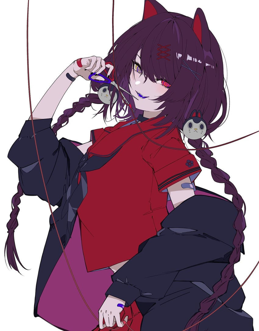 inui toko (nijisanji and 1 more) drawn by gohan_(gohanchang)