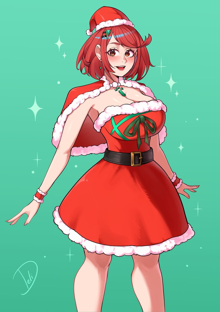pyra (xenoblade chronicles and 1 more) drawn by deliciousbrain
