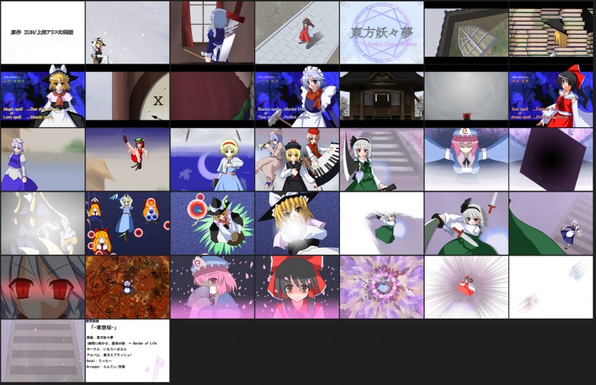 hakurei reimu, kirisame marisa, izayoi sakuya, konpaku youmu, alice margatroid, and 1 more (touhou) drawn by ippann