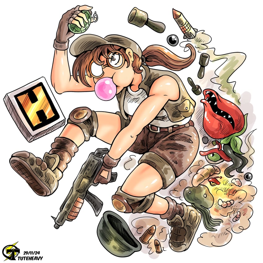 fio germi and mars people (metal slug) drawn by tuteheavy
