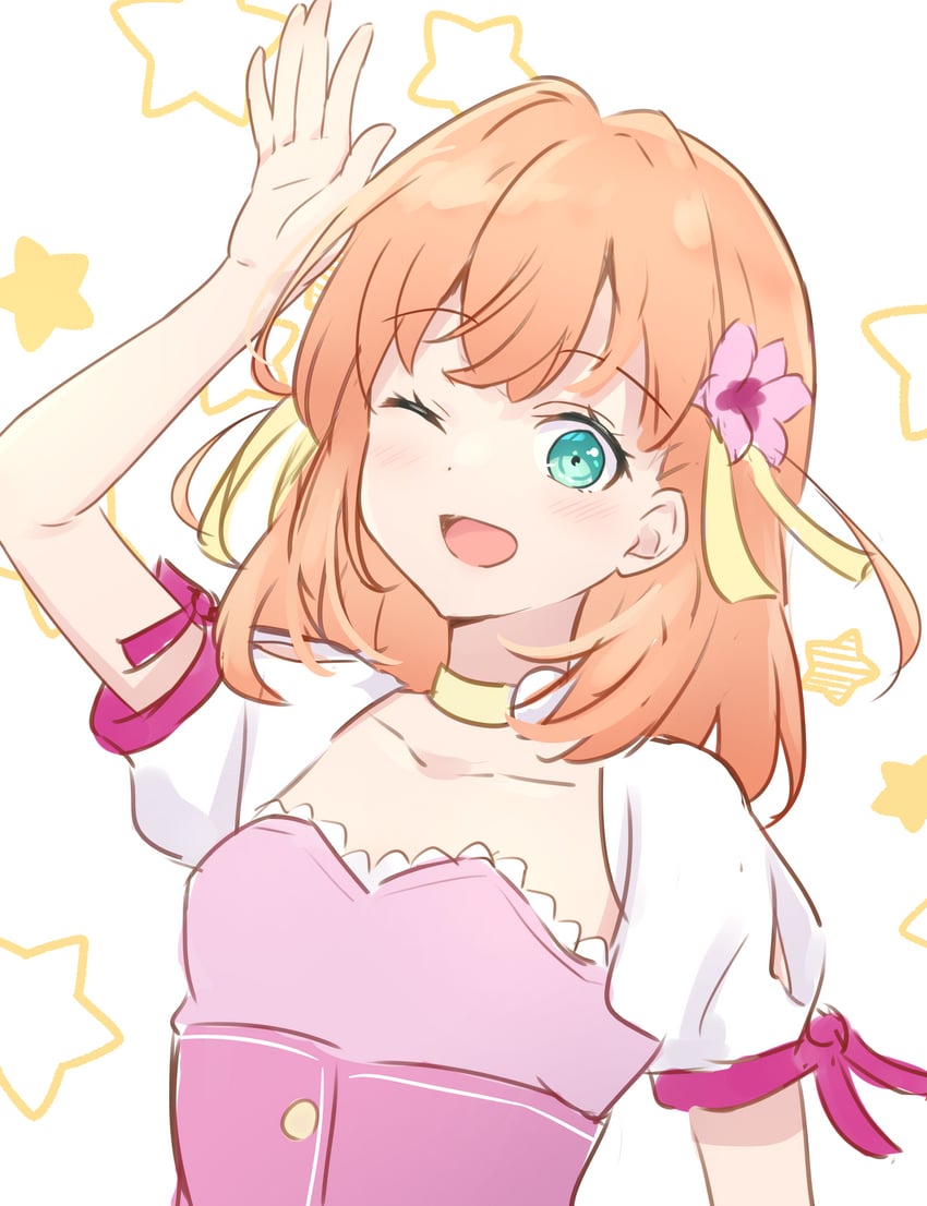hinoshita kaho (idolmaster and 3 more) drawn by hanazora_satsuki