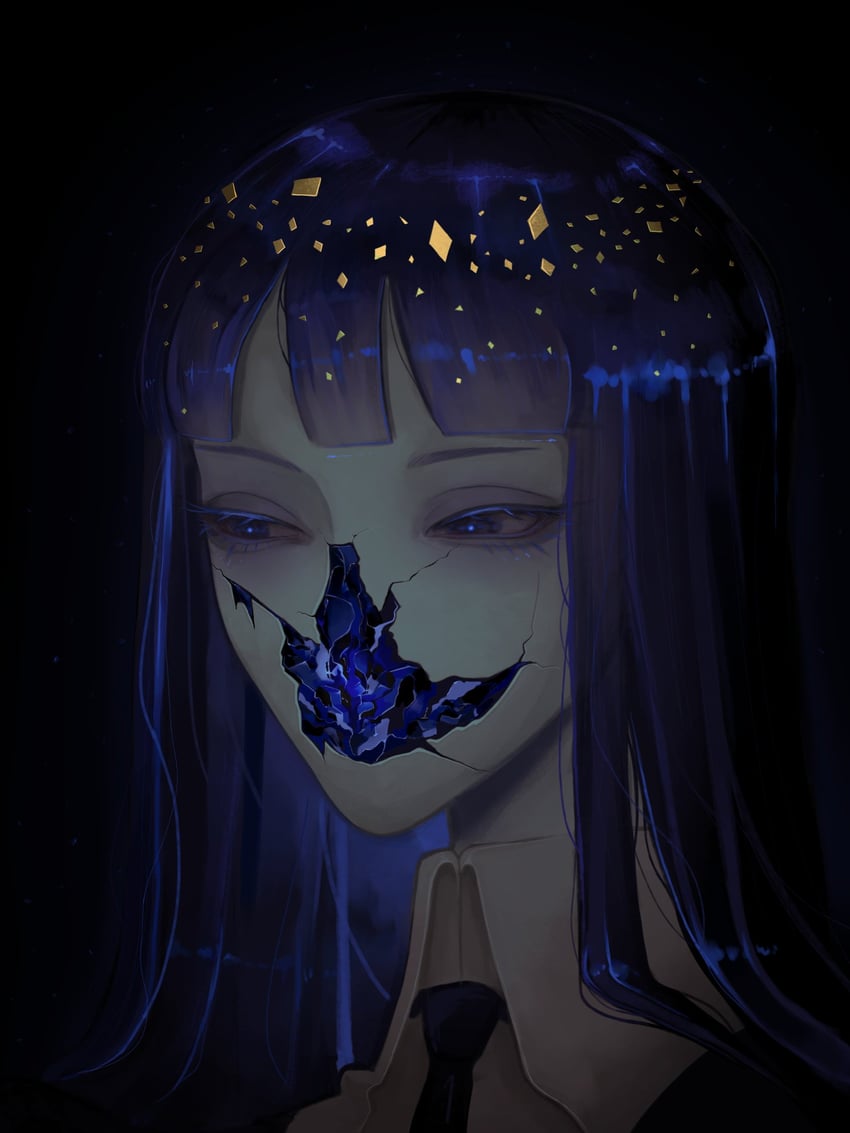 lapis lazuli (houseki no kuni and 1 more) drawn by lnlil