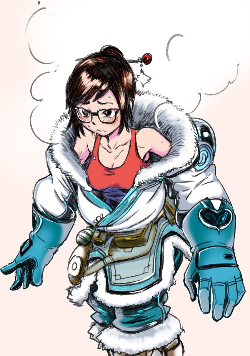 mei (overwatch and 1 more) drawn by nakahara_kaihei