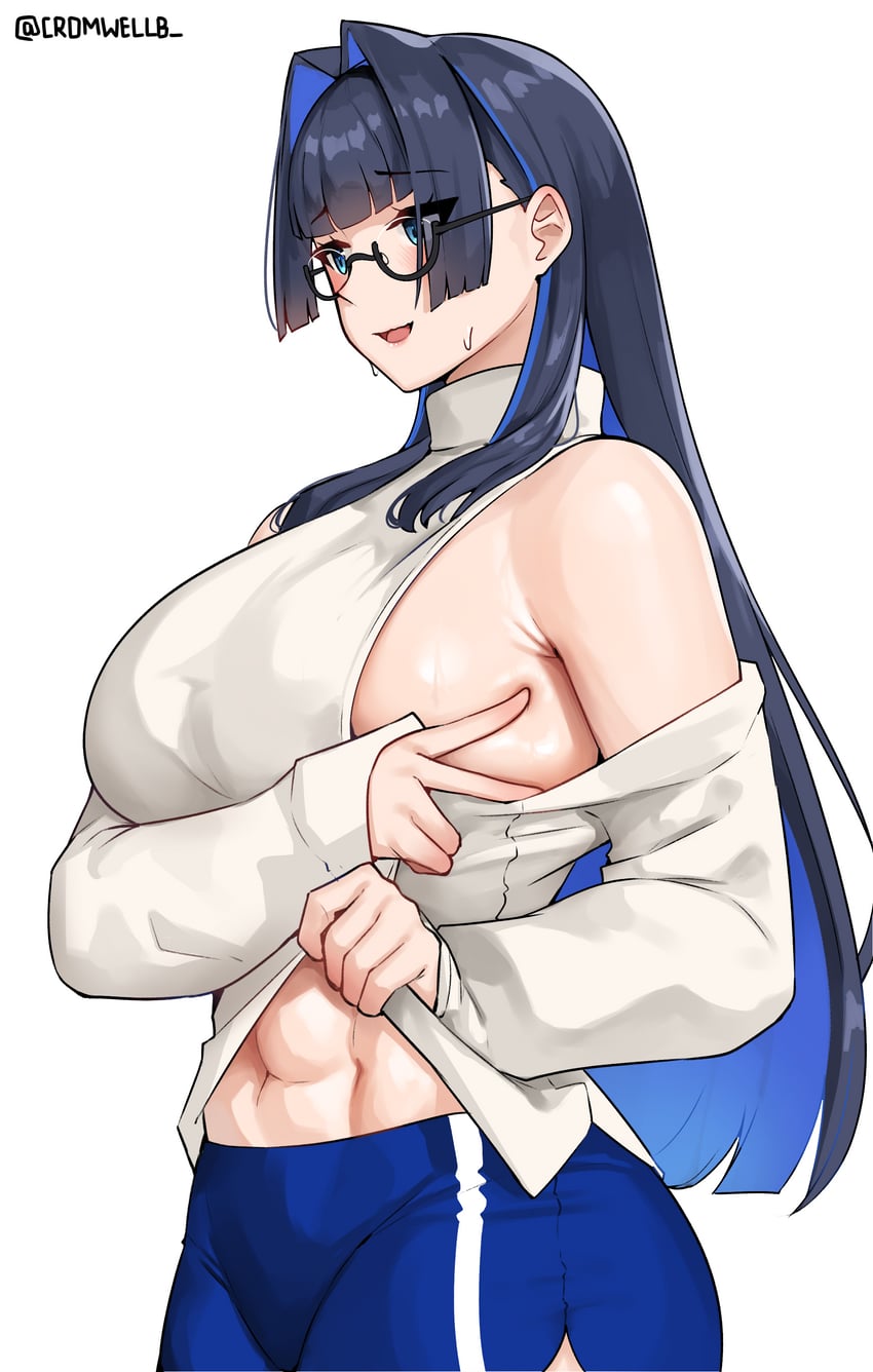 ouro kronii (hololive and 1 more) drawn by cromwellb