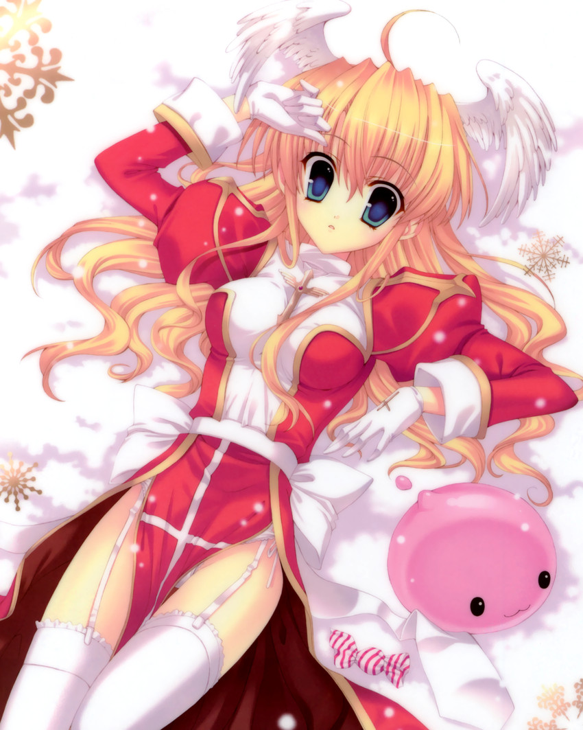 high priest and poring (ragnarok online) drawn by mitha