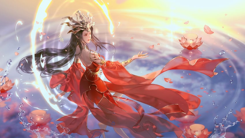 cai lin (doupo cangqiong) drawn by tai_yi